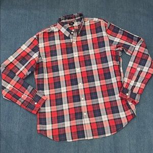J. Crew slim fit plaid button down